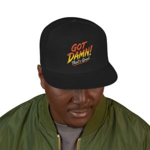 Snapback Hat "Got Baked!" Embroidered Promotional Streetwear Cap