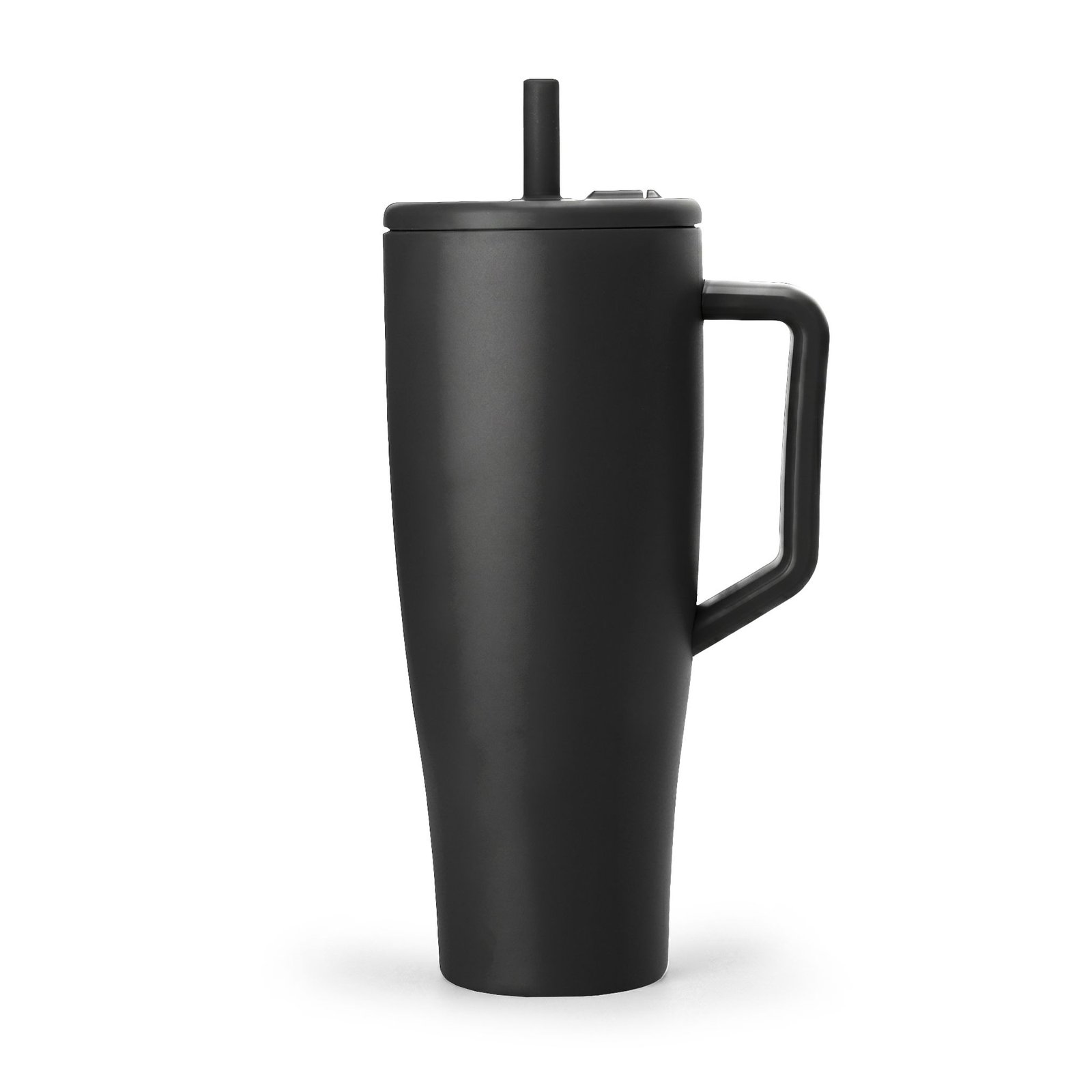 40oz Insulated Tumbler with Handle & Straw — Engraved Spill‑Resistant Travel Mug - Image 6