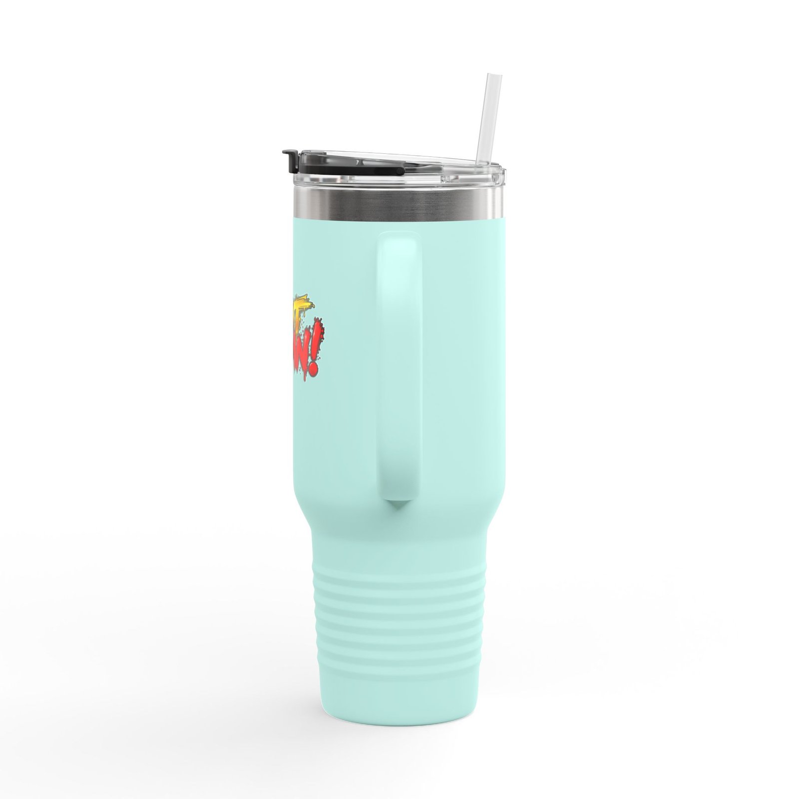 Got Damn! 40oz Insulated Travel Mug — Large Stainless Steel Tumbler with Lid & Straw - Image 3