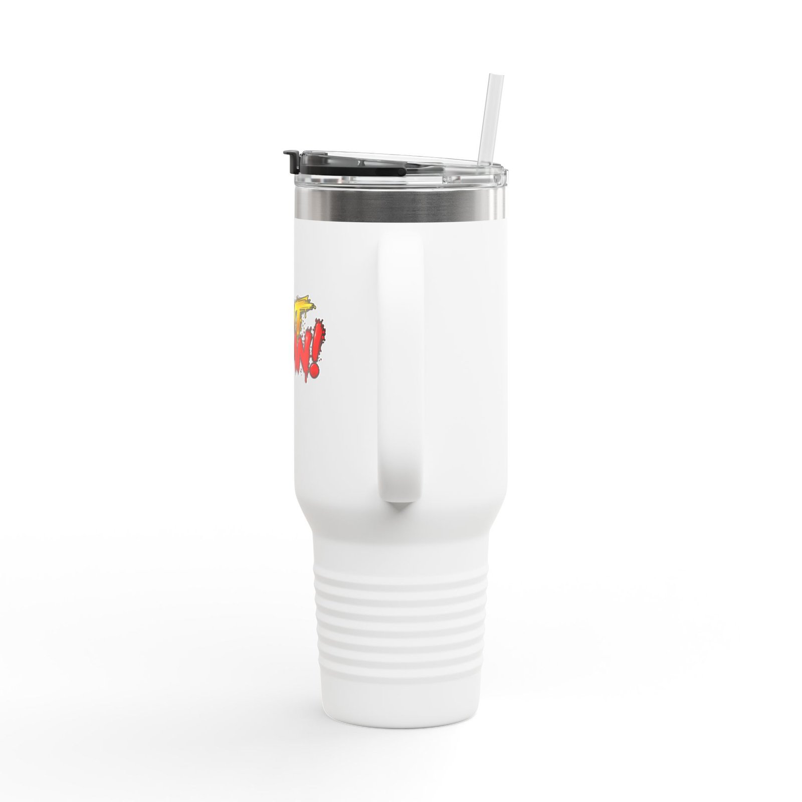 Got Damn! 40oz Insulated Travel Mug — Large Stainless Steel Tumbler with Lid & Straw - Image 7
