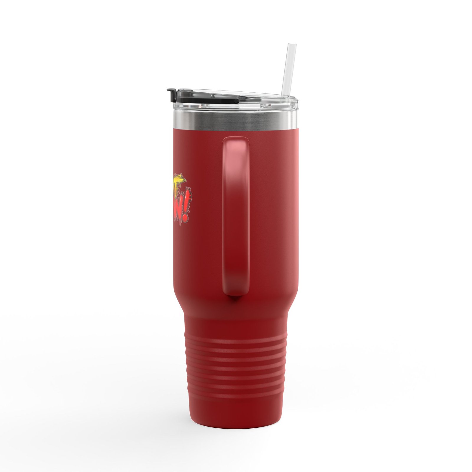 Got Damn! 40oz Insulated Travel Mug — Large Stainless Steel Tumbler with Lid & Straw - Image 11