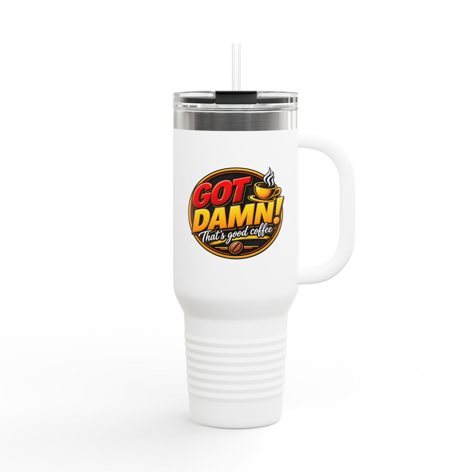 Copy of 40oz Insulated Travel Mug — "Got Damn! That's Good Coffee" Thermal Tumbler - Image 6