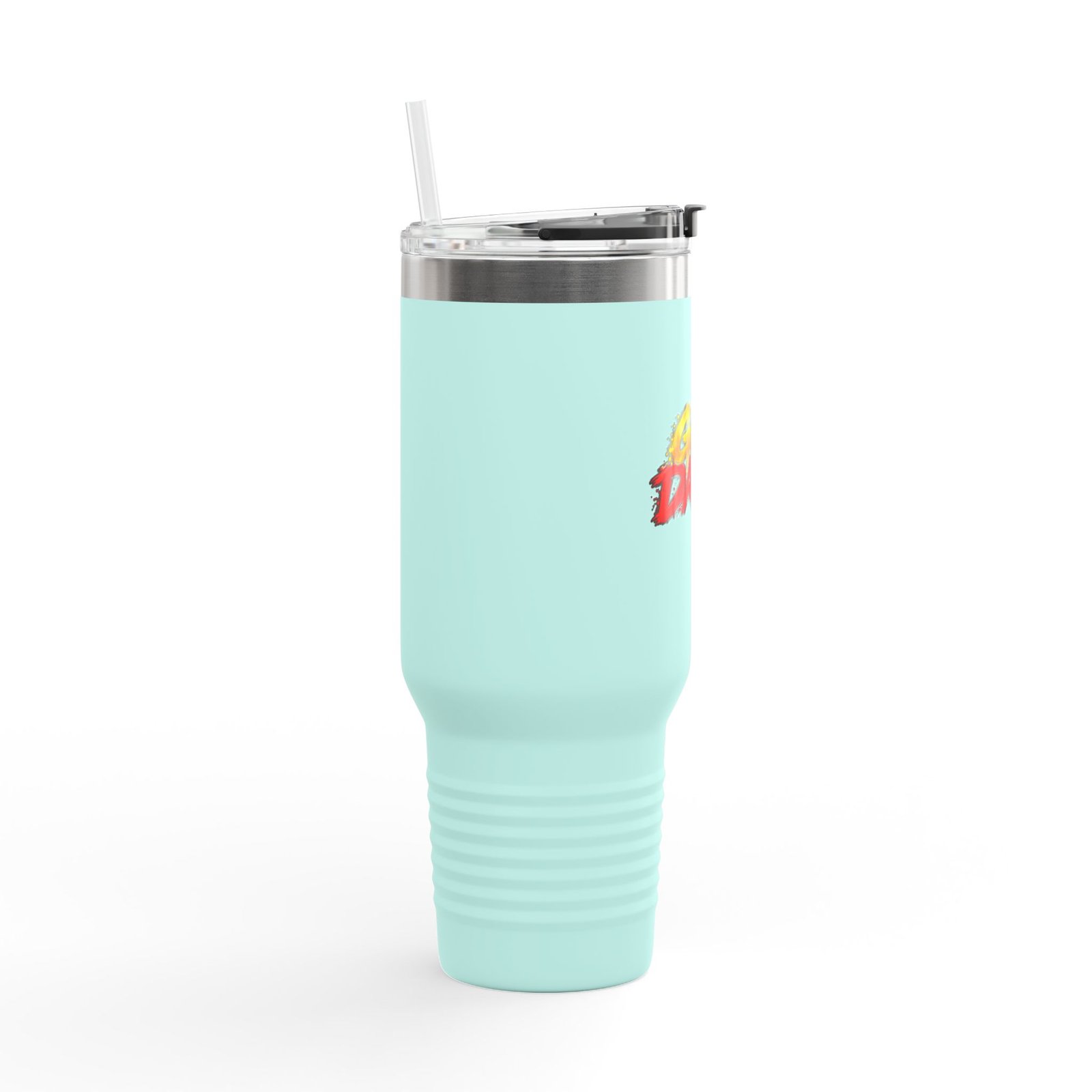 Got Damn! 40oz Insulated Travel Mug — Large Stainless Steel Tumbler with Lid & Straw - Image 2
