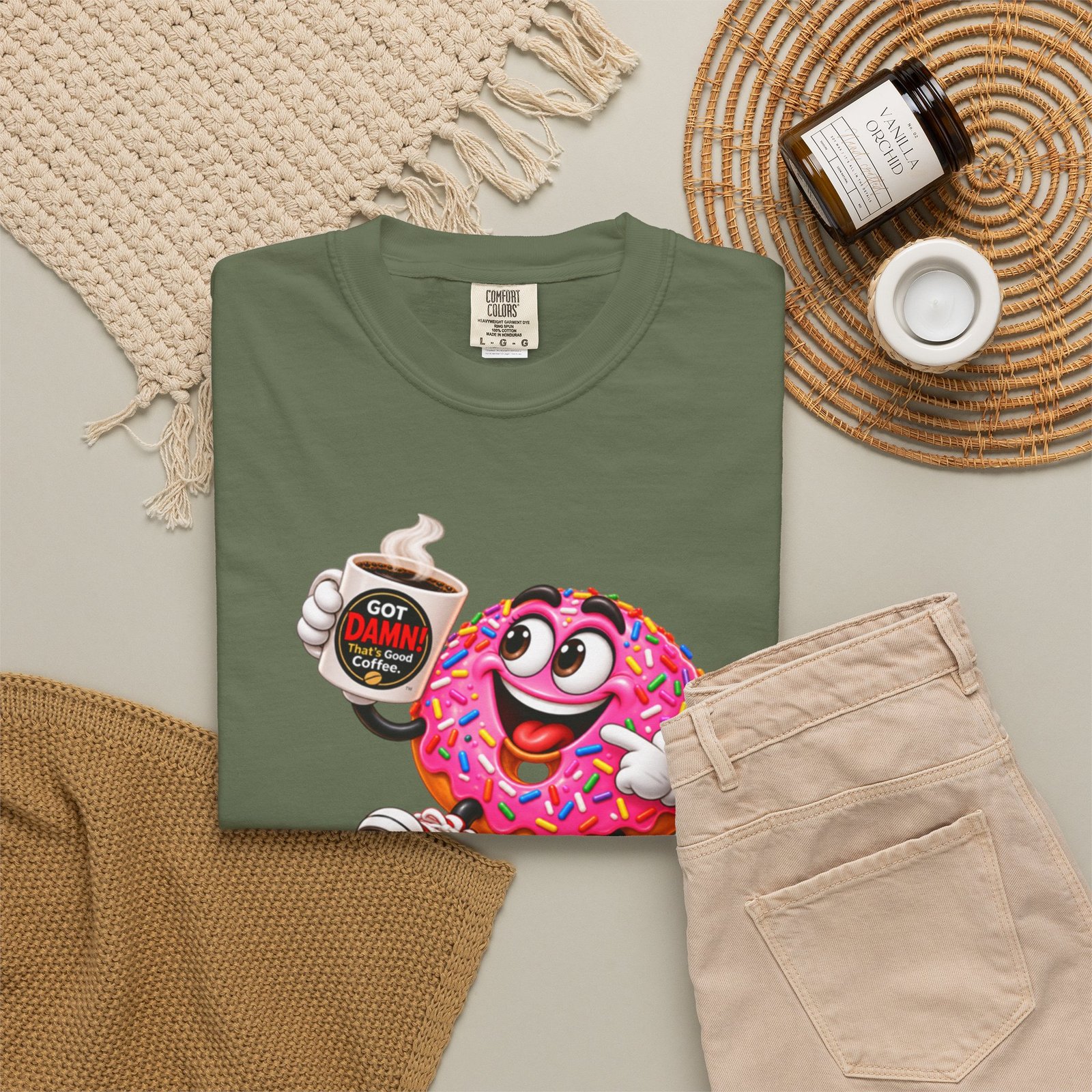 Got Damn That’s Good Donut Graphic T-Shirt - Image 24