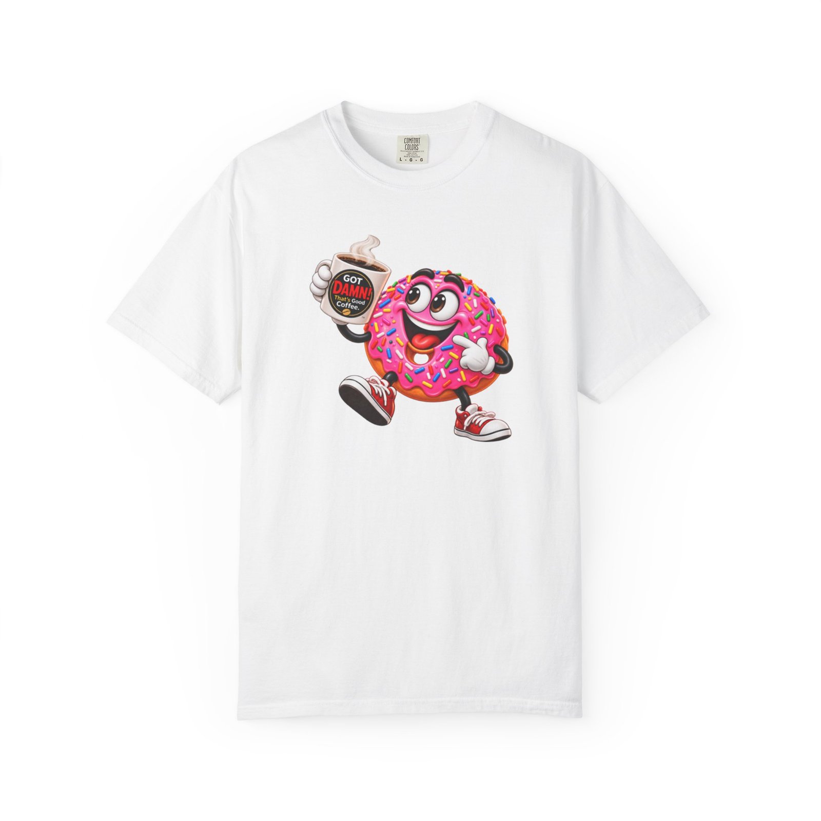 Got Damn That’s Good Donut Graphic T-Shirt - Image 5