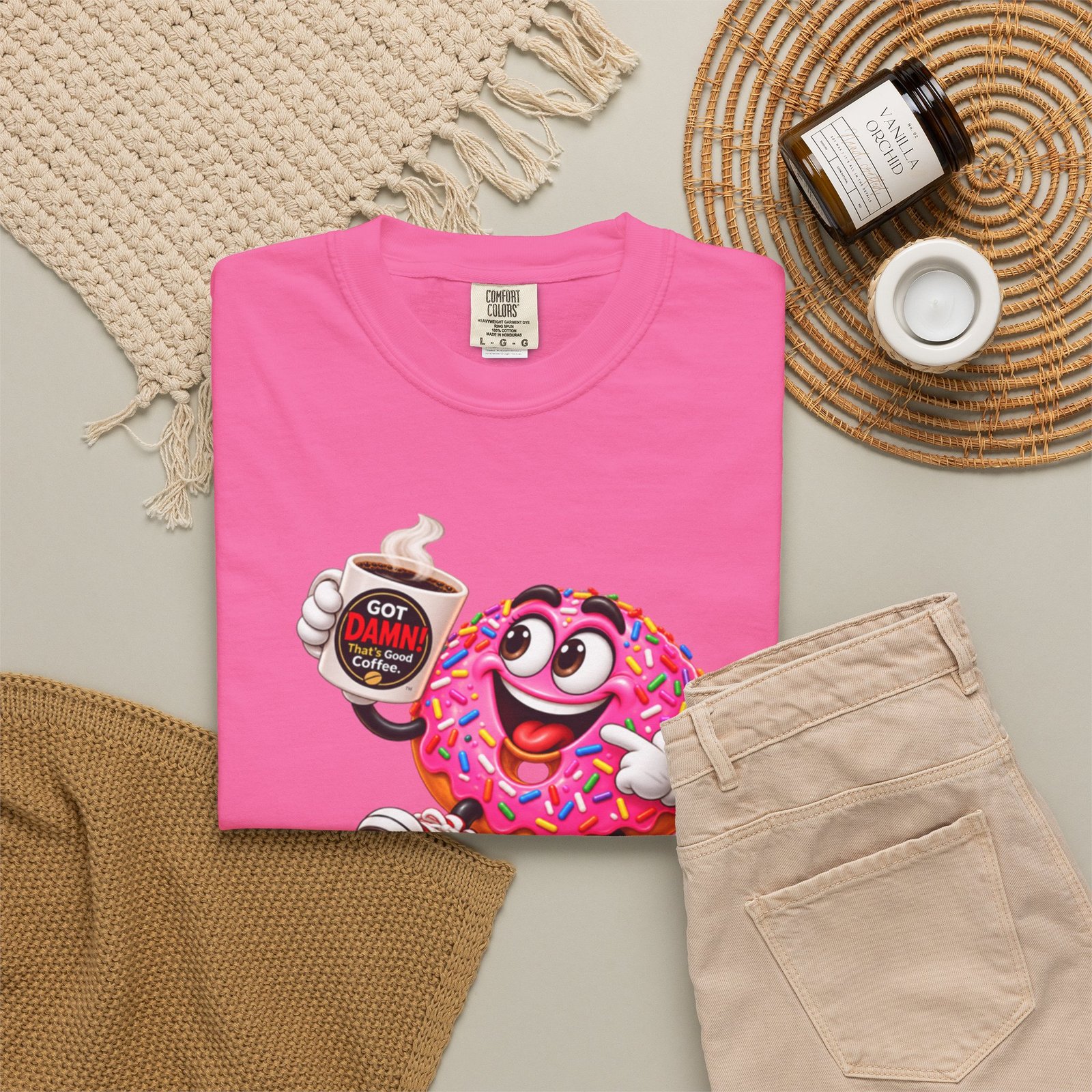 Got Damn That’s Good Donut Graphic T-Shirt - Image 4