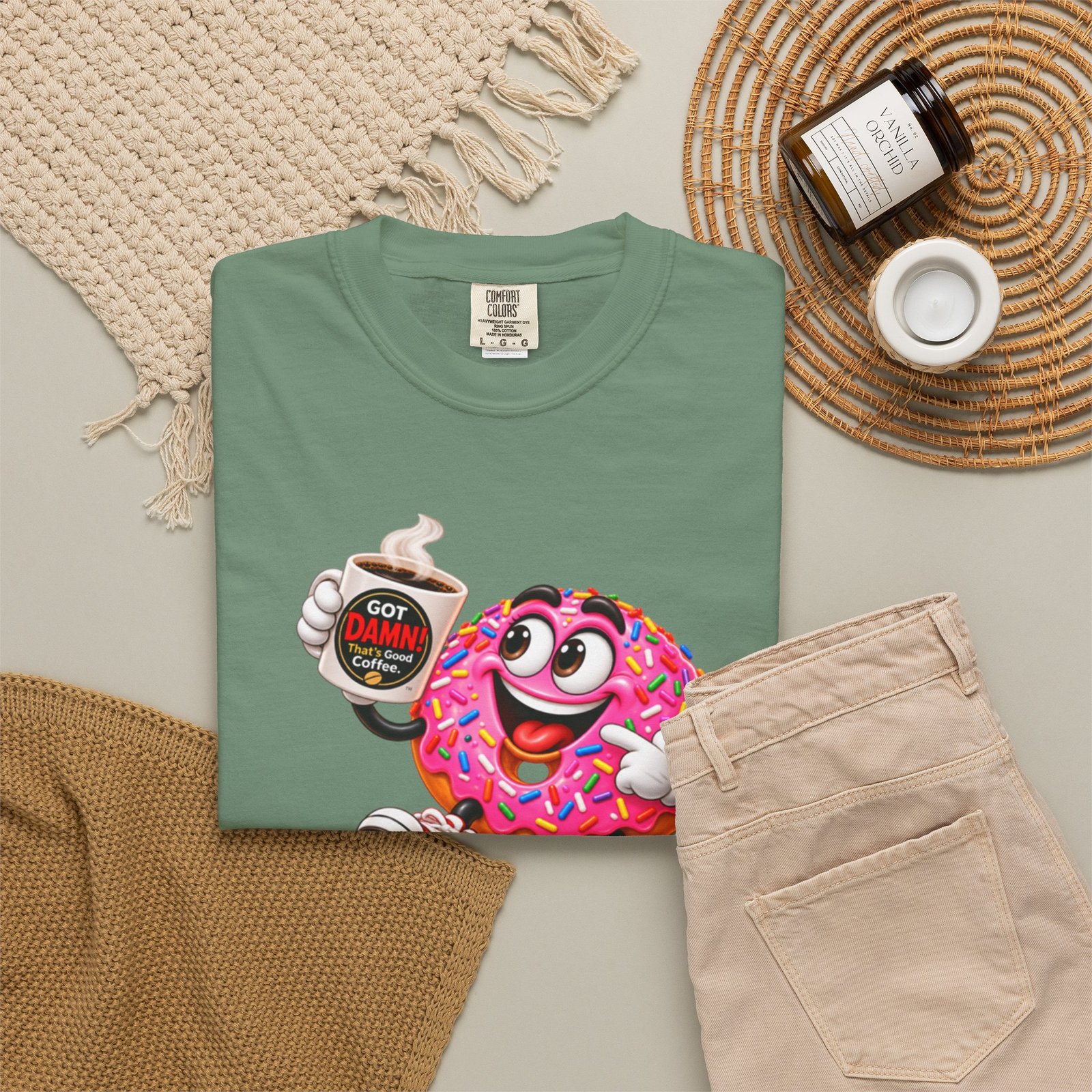 Got Damn That’s Good Donut Graphic T-Shirt - Image 28