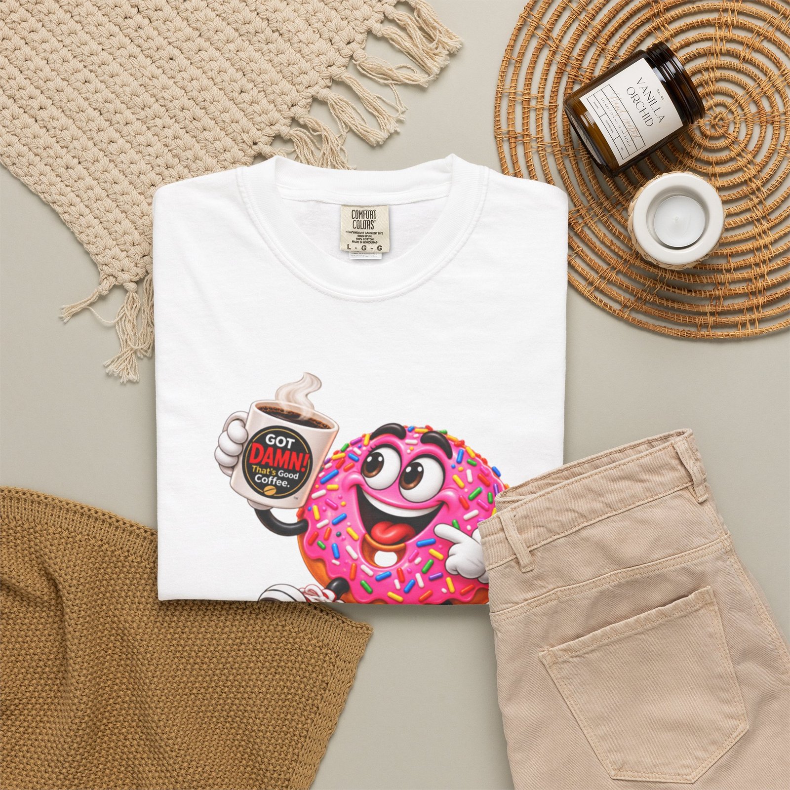 Got Damn That’s Good Donut Graphic T-Shirt - Image 8